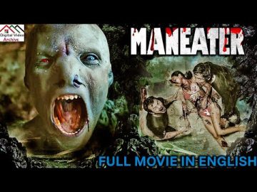 MANEATER | English Adventure Horror Movie | Best Action Movies | They escape from the deadly island