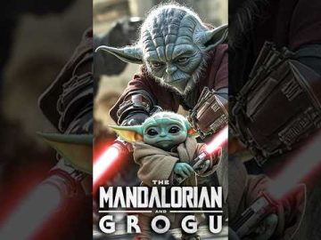 THE MANDALORIAN & GROGU #shorts #themandalorianandgrogu #mandalorian #starwars
