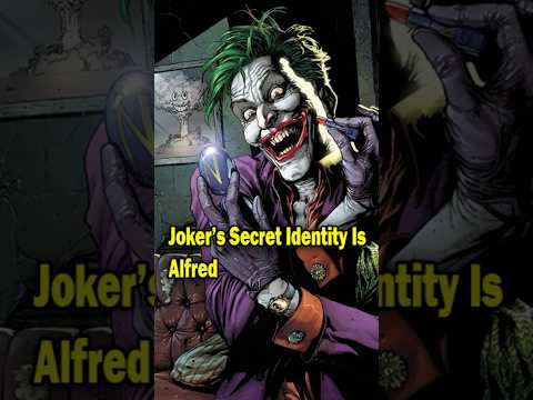 Joker’s Secret Identity Is Alfred #shorts #joker #batman #dccomics