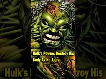 Hulk’s Powers Destroy His Body As He Ages #shorts #hulk #marvel #marvelcomics