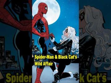 Spider-Man & Black Cat’s Wild Affair #shorts #spiderman #blackcat #marvel