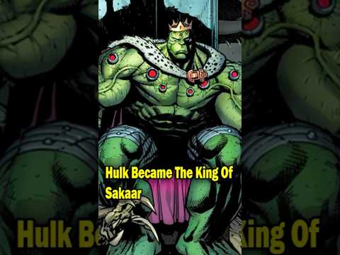 Hulk Became The King Of Sakaar #shorts #hulk #sakaar #marvel