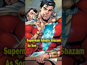 Superman Adopts Shazam As Son #shorts #superman #shazam #dccomics