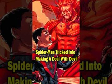 Spider-Man Tricked Into Making A Deal With Devil #shorts #spiderman #mephisto #marvel