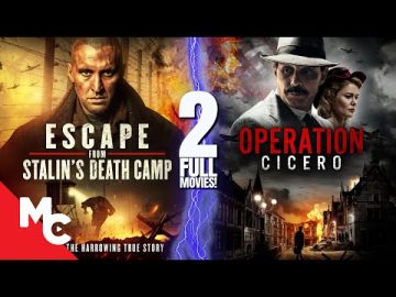 Escape from Stalin’s Death Camp + Operation Cicero | 2 Full History Action Movies | War Movies