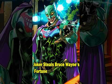 Joker Steals Bruce Wayne’s Fortune #shorts #batman #joker #dccomics