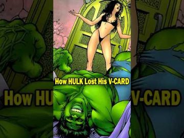 How HULK Lost His V-CARD #shorts #hulk #marvel #marvelcomics