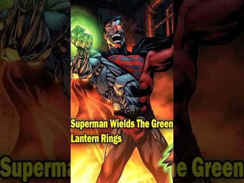 Superman Wields The Green Lantern Rings #shorts #superman #greenlantern #dc