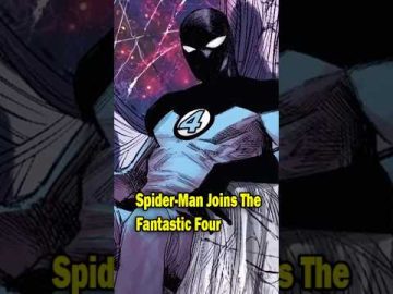 Spider-Man Joins The Fantastic Four #shorts #fantasticfour #spiderman #spidermanbrandnewday