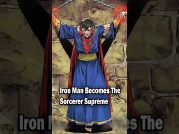 Iron Man Becomes The Sorcerer Supreme #shorts #ironman #marvel #sorcerersupreme