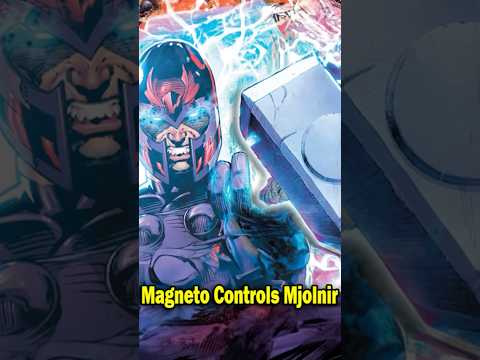 Magneto Controls Mjolnir #shorts #magneto #xmen #marvel