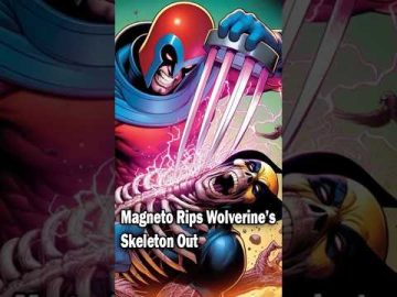 Magneto Rips Wolverine’s Skeleton Out #shorts #magneto #wolverine #marvel