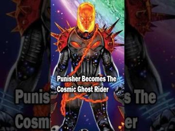 Punisher Becomes The Cosmic Ghost Rider #shorts #punisher #ghostrider #marvel