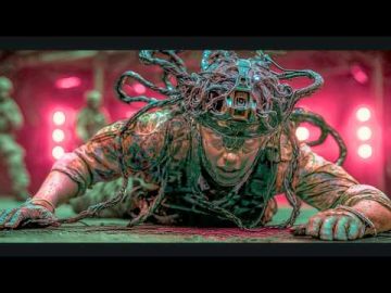 Horror | Found film with a captured parasite that captures people | Movie in