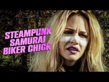 Futuristic Adventure | Steampunk Samurai Biker Chick | Full Sci-Fi Movie | Free Movie