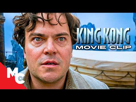 Jack Black Risked Everything To Find Skull Island | King Kong Movie Clip